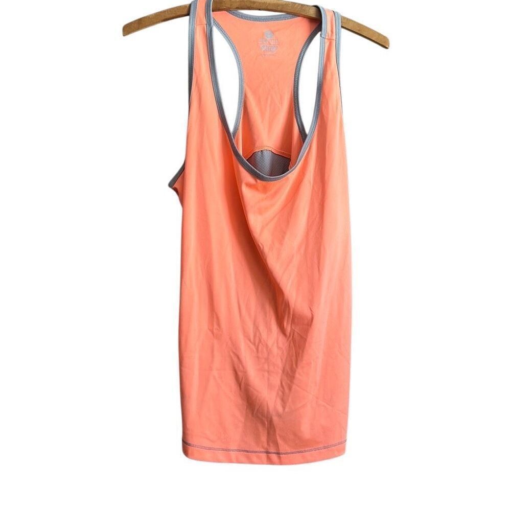Old Navy Coral Racerback Tank with Gray Trim